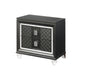 Sawyer Metallic Gray Finish Nightstand