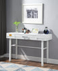 Cargo White Finish Vanity Desk
