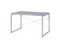 Jurgen Faux Concrete & Silver Finish Writing Desk