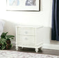 Dorothy Ivory Finish Nightstand W/2 Drawers
