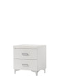 Casilda White Finish Nightstand