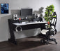 Bigga Black & White Gaming Desk