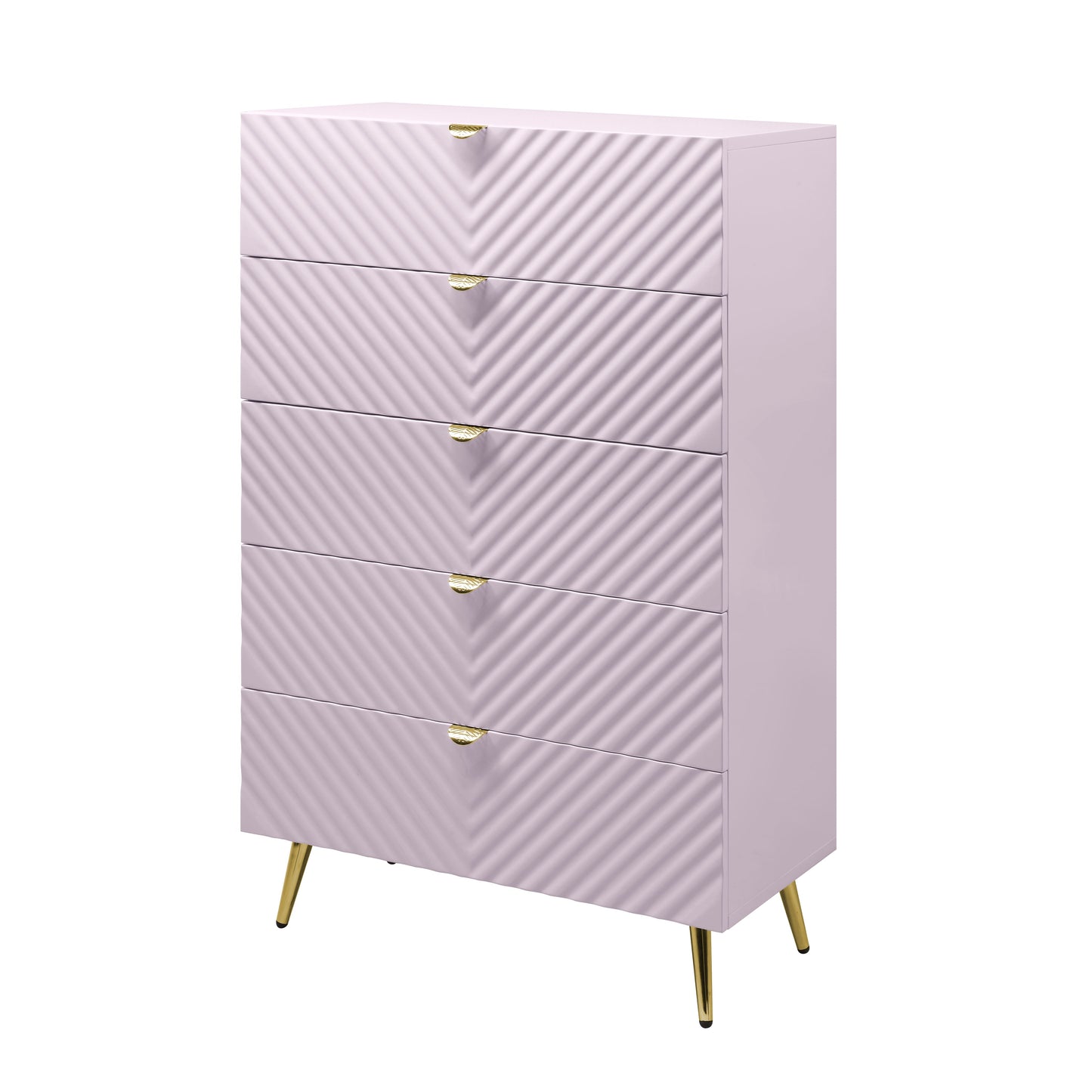Gaines Pink High Gloss Finish Chest
