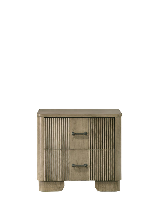 Lakkari Antique Oak Nightstand