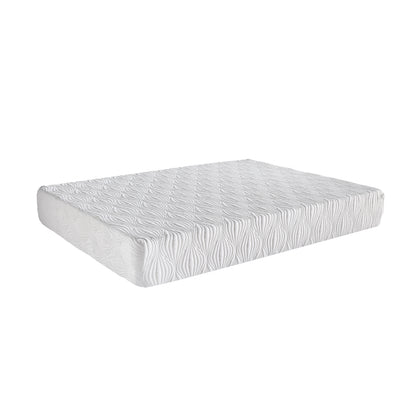 Queen Size White Memory Foam Mattress - Cooling Comfort