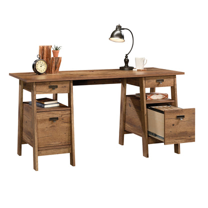 Executive Desk, Brown finish