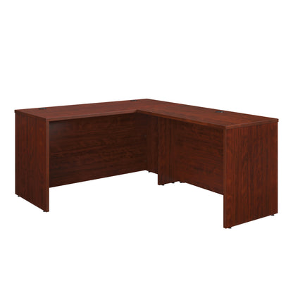 60" x 66" L-Desk Combo, Red finish