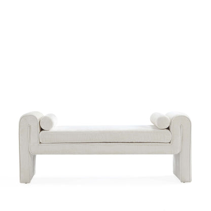Accent Bench in Ivory