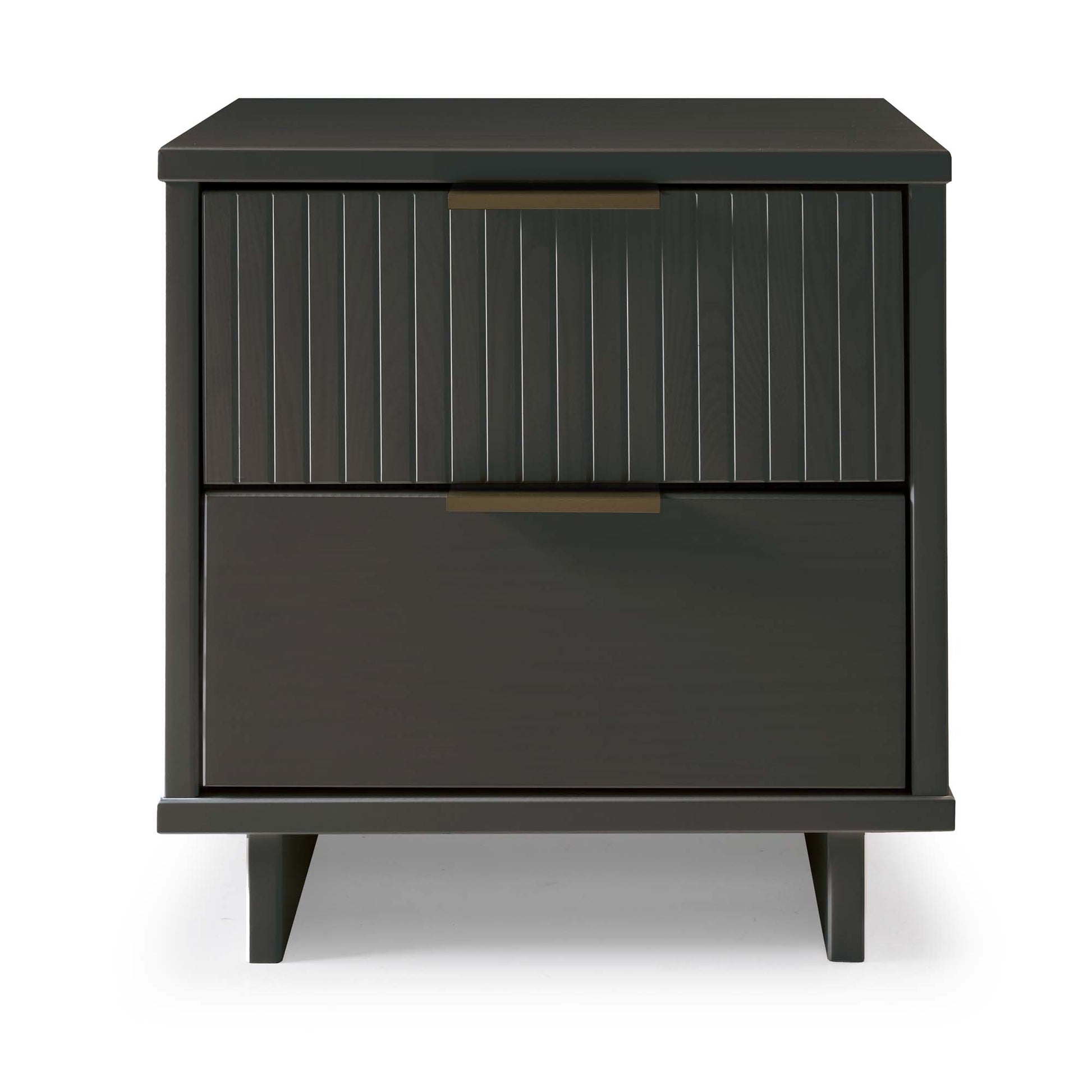 Nightstand in Charcoal Gray