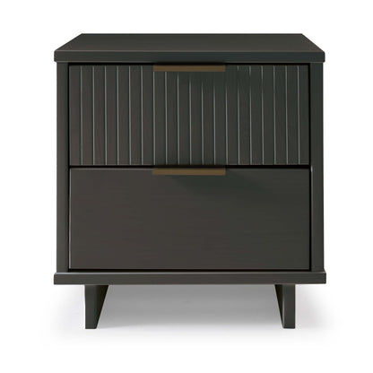 Nightstand in Charcoal Gray