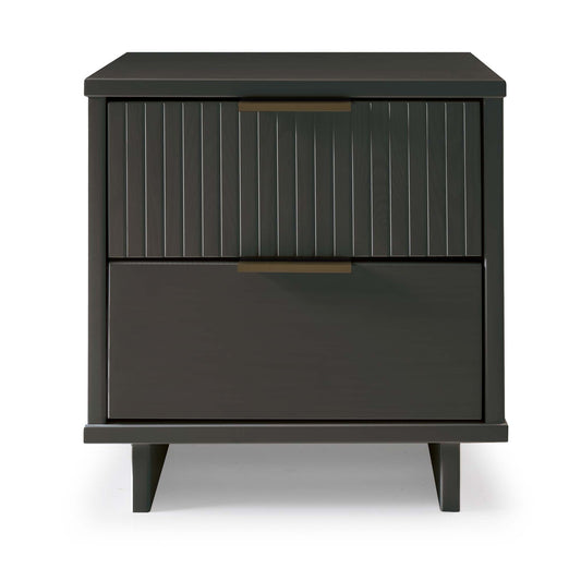 Nightstand in Charcoal Gray