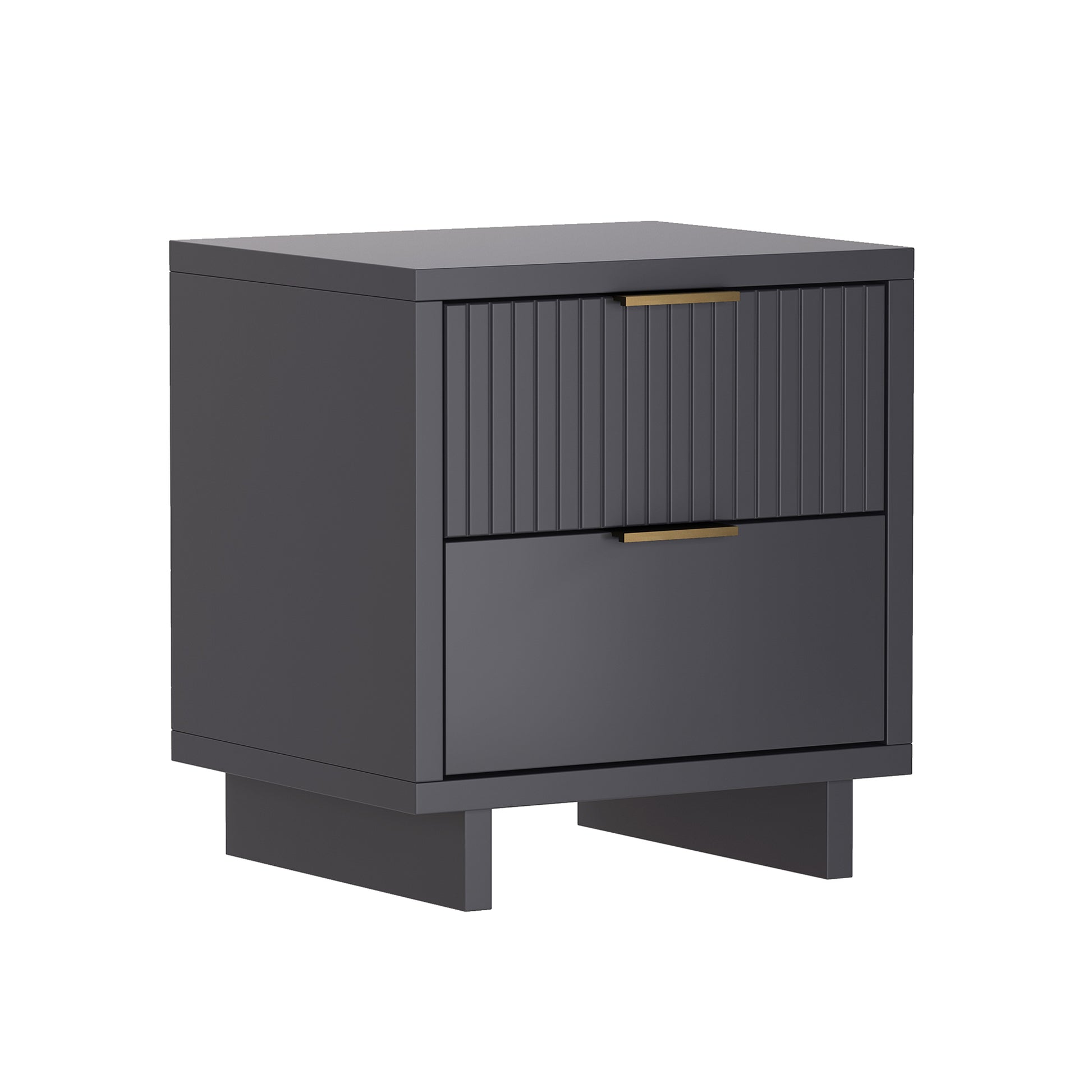 Nightstand in Charcoal Gray
