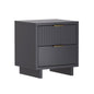 Nightstand in Charcoal Gray