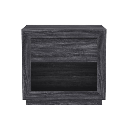 Nightstand in Charcoal Gray