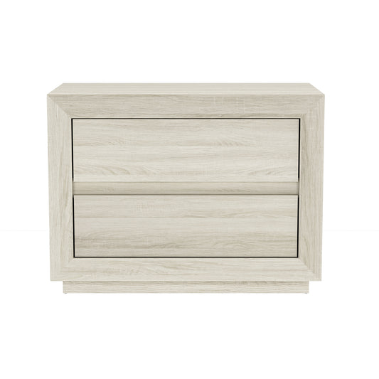 Nightstand in Whitewashed Oak