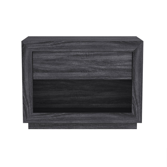 Nightstand in Charcoal Gray