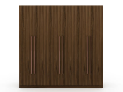Wardrobe Closet in Chestnut Brown