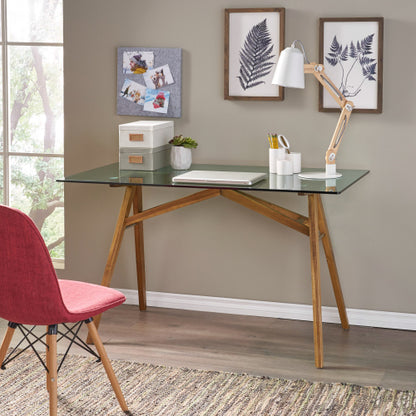 Computer Desk Home Office Desks,Large Office Desk, Modern Computer Desk Conference Table Meeting Room Table, Business Furniture for Home Office, Natural Color (Original SKU:61115.00)