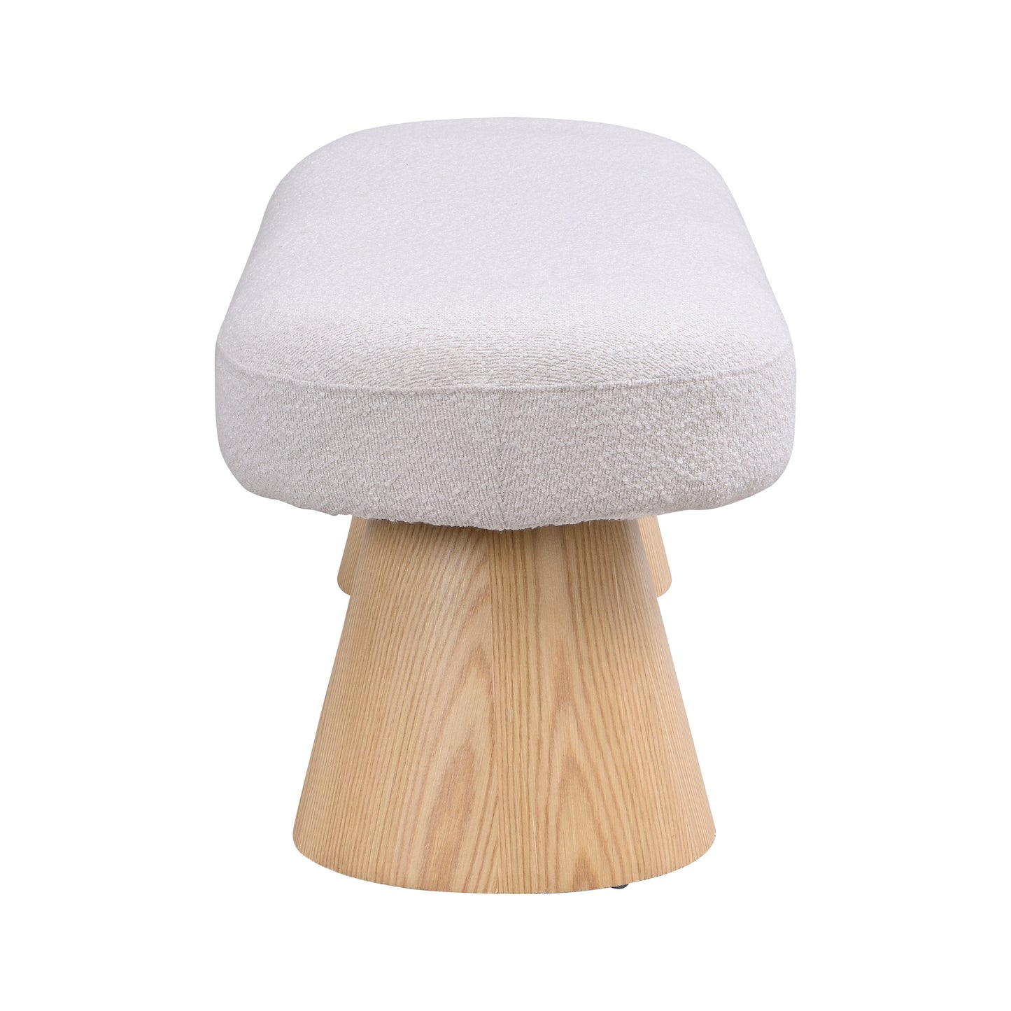 Beige Fabric Bench - Entryway, Bedroom, Living Room