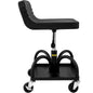 300 LBS Rolling Garage Stool - Adjustable Height Shop Seat with Tool Tray