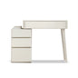 (With Stool) Dresser Table dresser 100% solid Liriodendron Chinense table table desk top table dresser compact dresser accessories storage width 80cm storage drawer White wood natural  without mirror