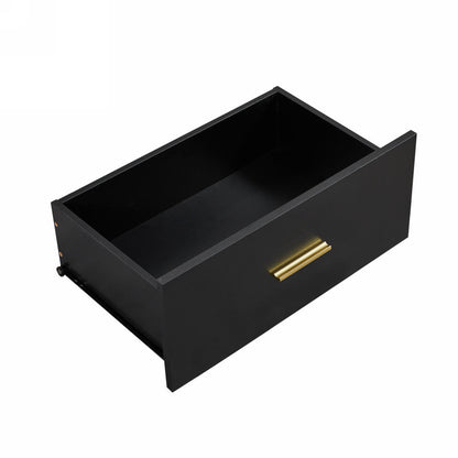 Black 9-Drawer Dresser - Bedroom Storage Chest