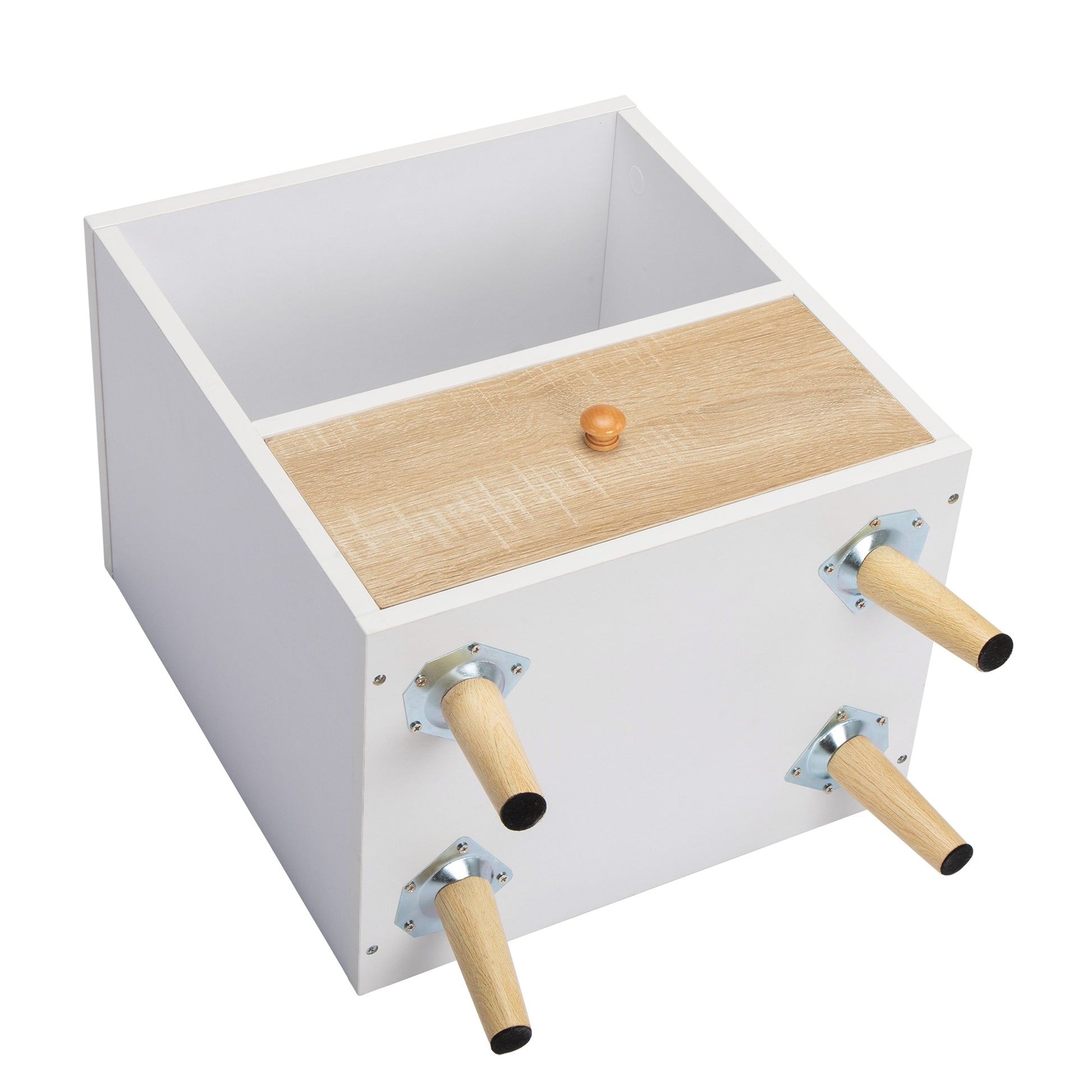 White Pine Nightstand with 1 Drawer - Bedroom Storage