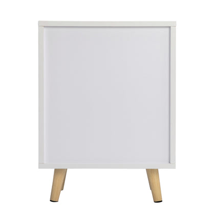 White Pine Nightstand with 1 Drawer - Bedroom Storage