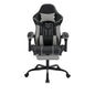 Gaming chair, Computer chair Ergonomic chair with footrest Office chair Ergonomic computer chair with lumbar backrest Blackgray