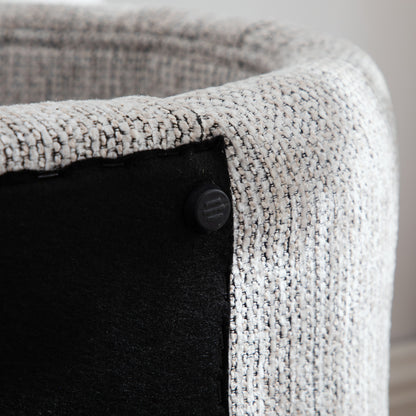 Light Brown Chenille Bench - Bedroom End of Bed Shoe Storage