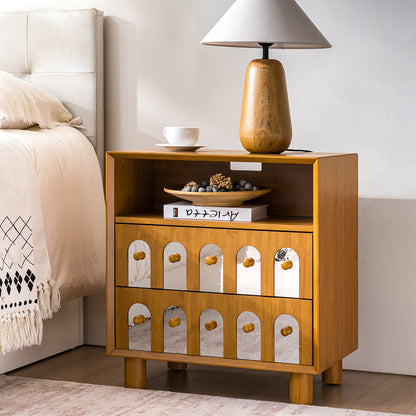 TWO DRAWERS NIGHTSTAND