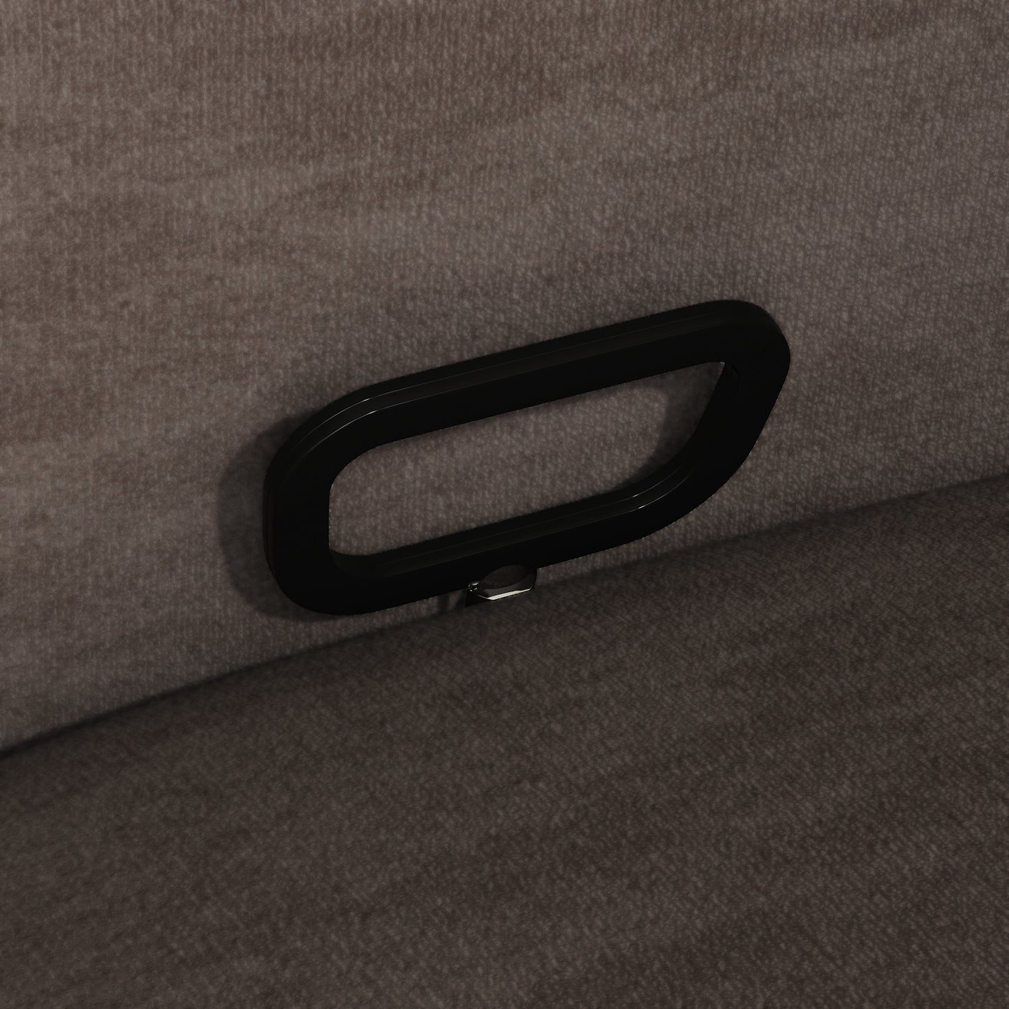 Brown Velvet Power Recliner Chair with USB Charging for Home Office