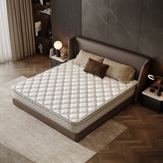 King Size Mattress,12 Inch Hybrid King Mattress in a Box with Memory Foam and Pocket Spring for Pressure Relief & Comfort Sleep & Zoned Support, Medium Firm,CertiPUR-US & OEKO-TEX