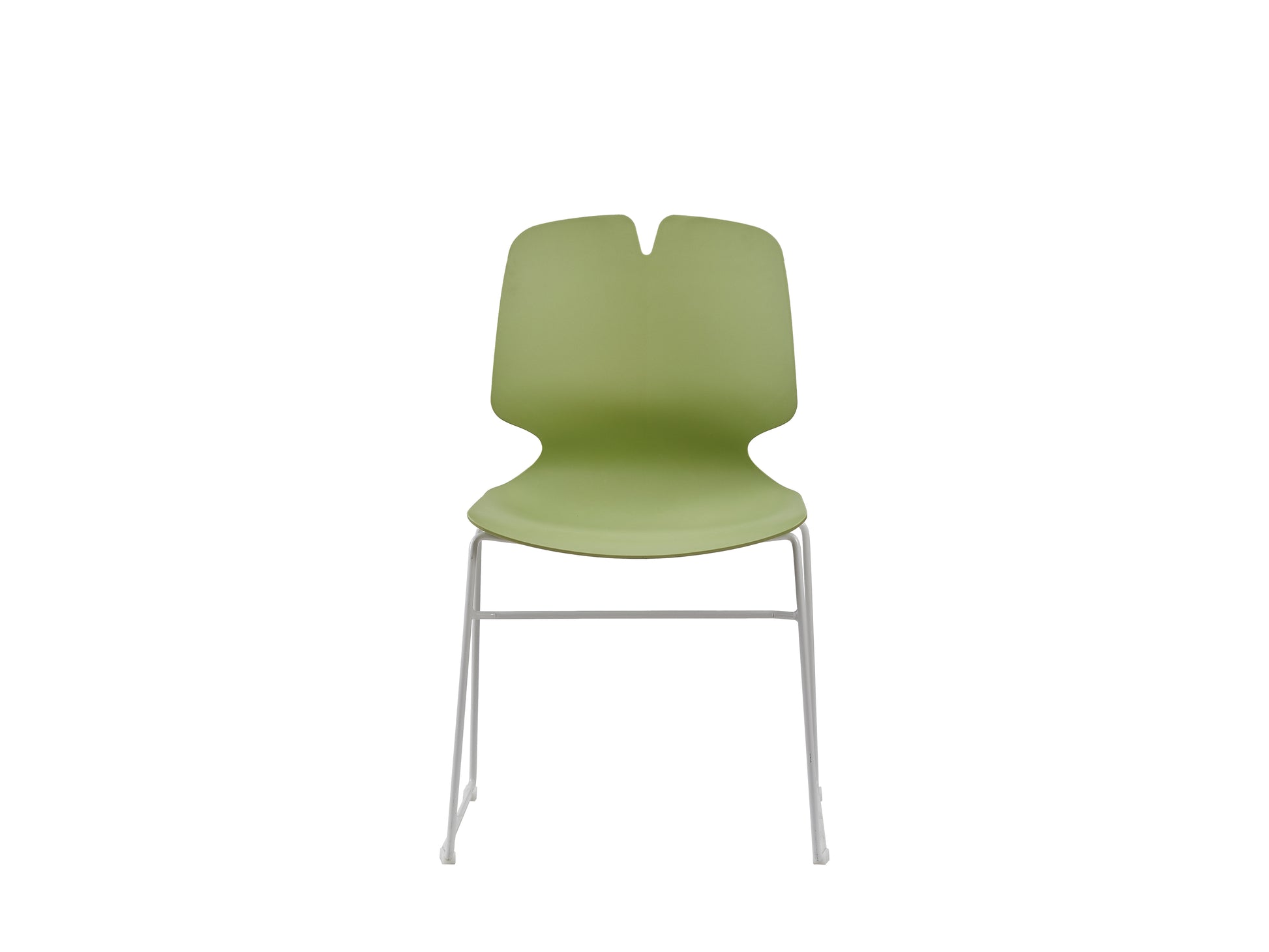 Green Grey Office Chair - Polypropylene Stacking Chair 180kg Support