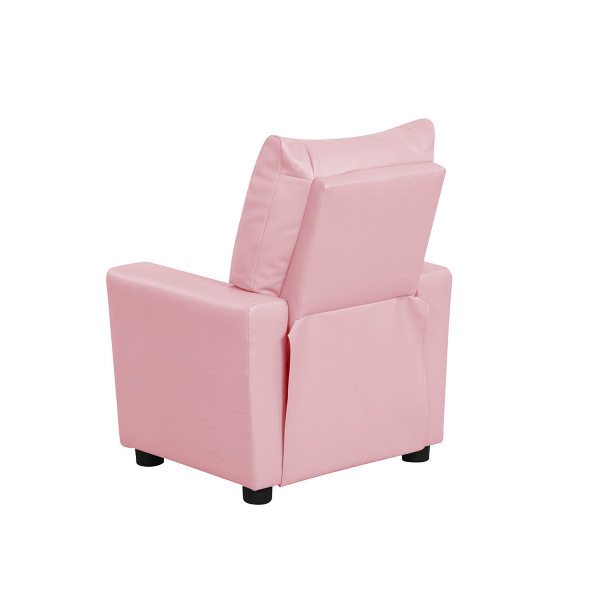 Pink Fabric Kids Recliner - 13" Seat Height