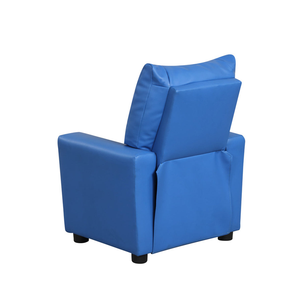 Blue Fabric Kids Recliner Chair 13" Seat Height