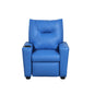 PVC Fabric Kids Recliner Chair with Cupholder, Blue
