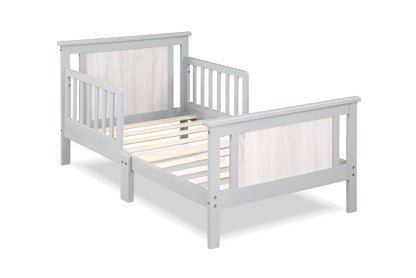 Gray Solid Wood Toddler Bed - 54" x 31"