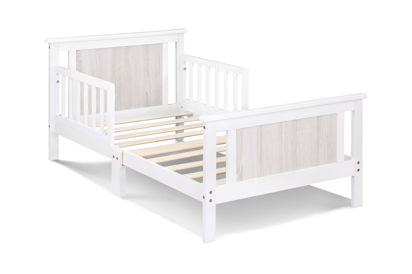 Connelly Toddler Bed White Solid Wood - Small Bedroom