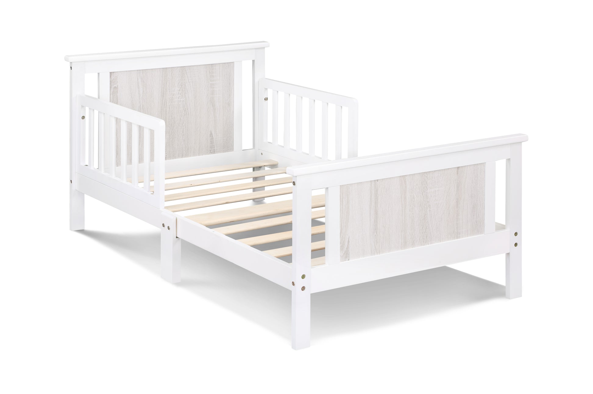 Connelly Toddler Bed White Solid Wood - Small Bedroom