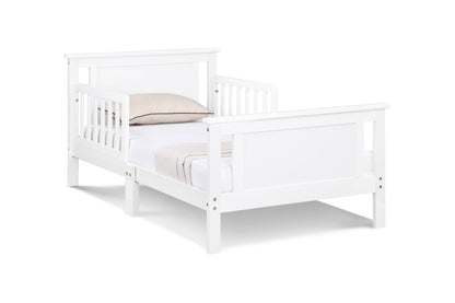 Connelly Toddler Bed White Solid Wood - Small Bedroom