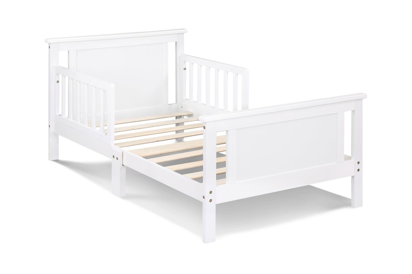 Connelly Toddler Bed White Solid Wood - Small Bedroom