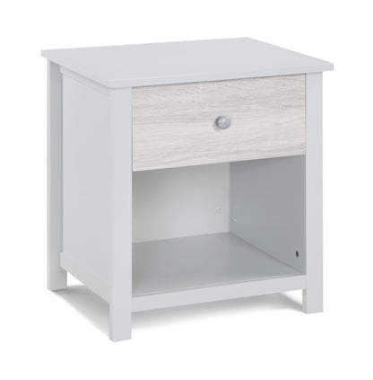 Gray Solid Wood Kids Bed Frame - Twin Size