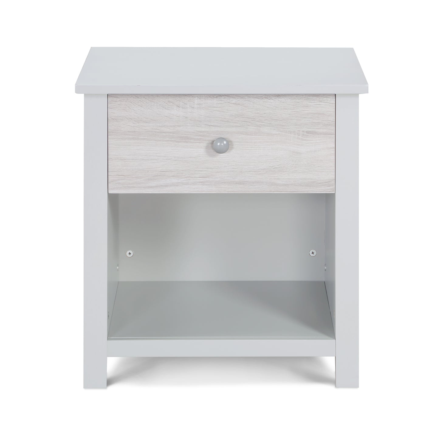 Gray Solid Wood Kids Bed Frame - Twin Size
