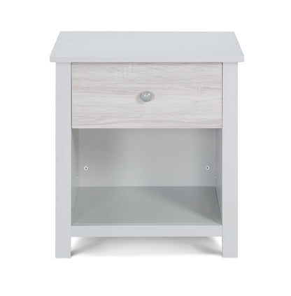 Gray Solid Wood Kids Bed Frame - Twin Size