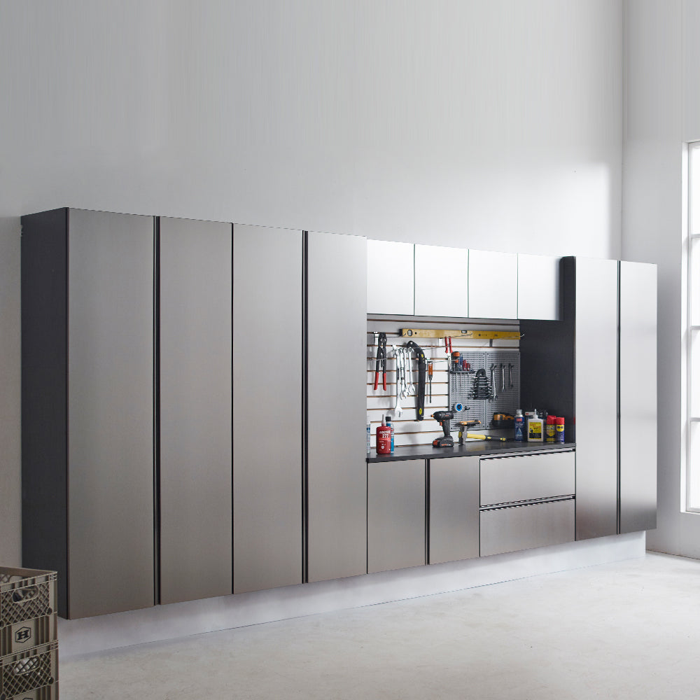 Dark Gray Melamine Wall Mounted Cabinet - 20"W x 32"D x 23.6"H for Living Room