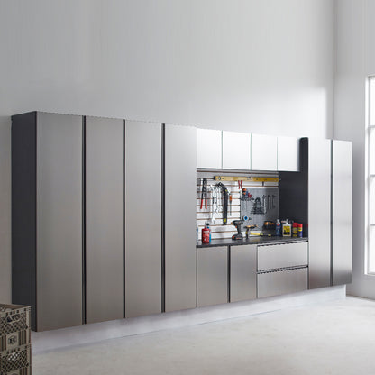 Dark Gray Melamine Wall Mounted Cabinet - 20"W x 32"D x 23.6"H for Living Room