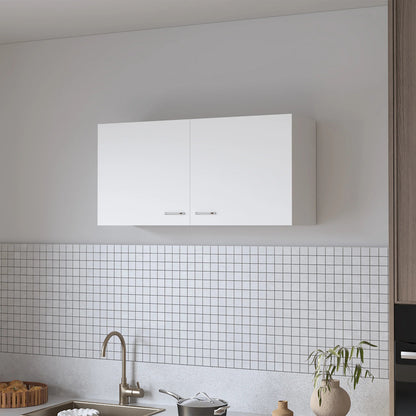 White 2-Door Wall Cabinet