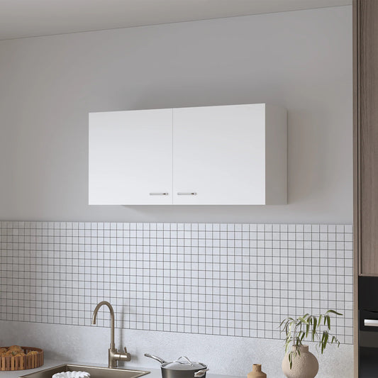 White 2-Door Wall Cabinet