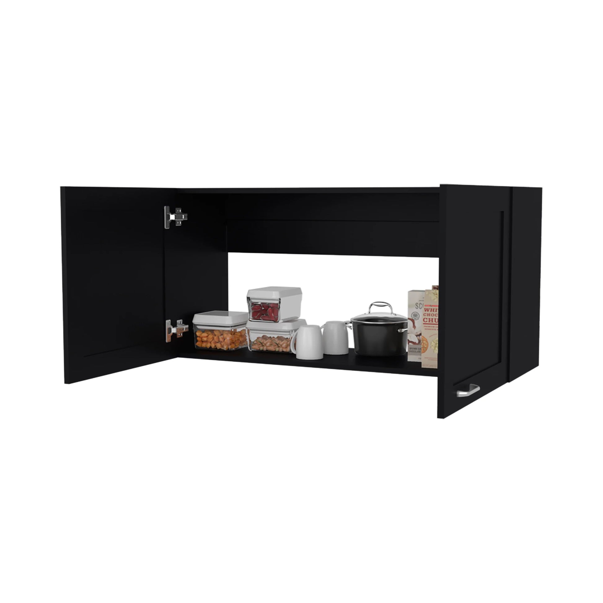 Wenge Kitchen Wall Cabinet - Storage & Style